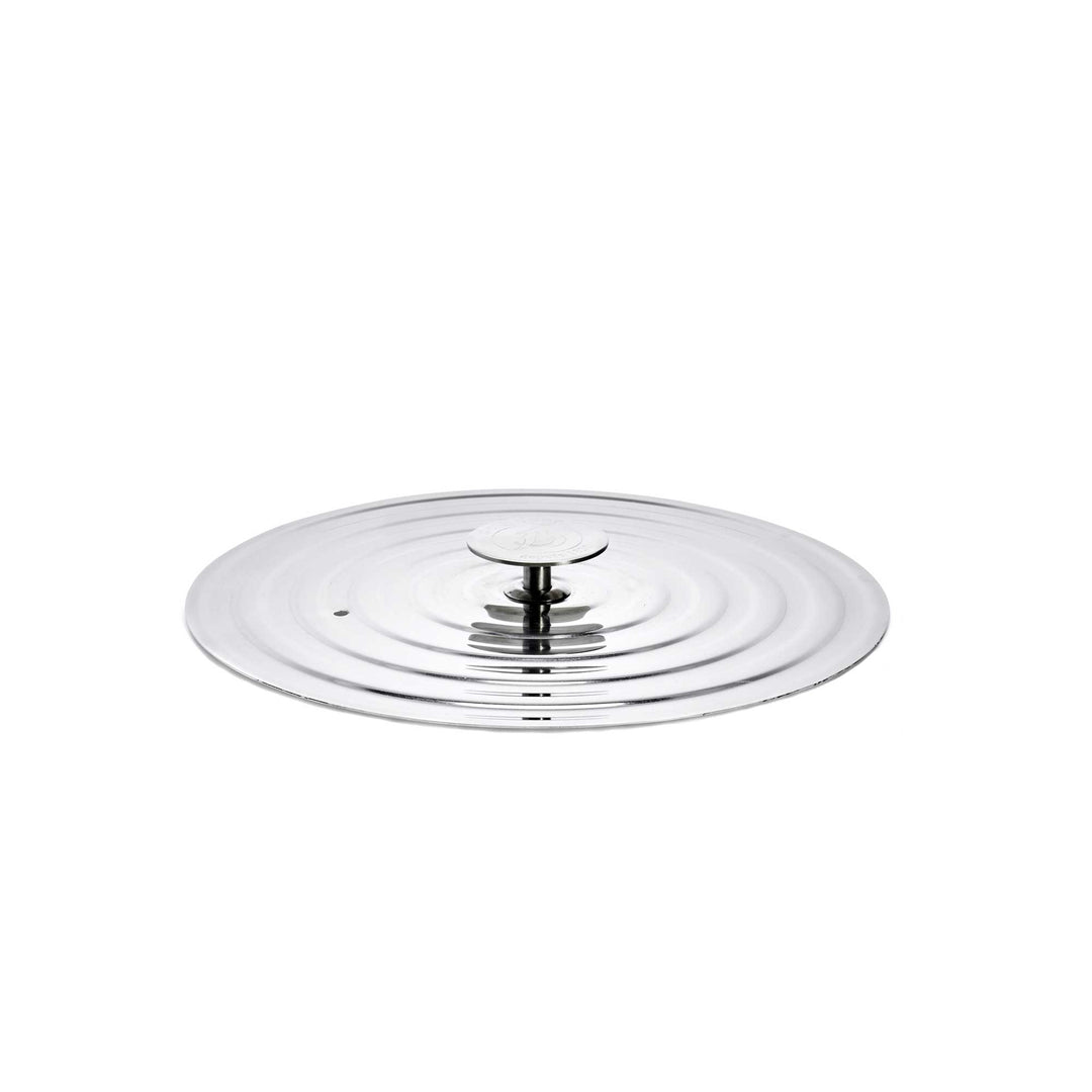 DE BUYER flat stainless steel pan lid for pans 20-24 cm