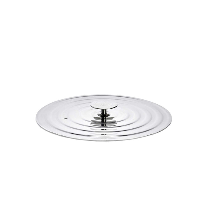 DE BUYER flat stainless steel pan lid for pans 20-24 cm