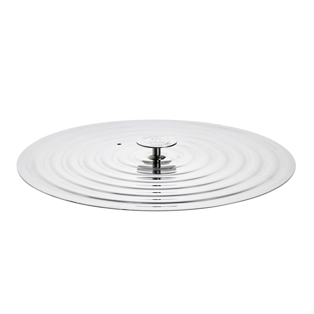 DE BUYER flacher Pfannendeckel aus Edelstahl für Pfannen 30-32 cm