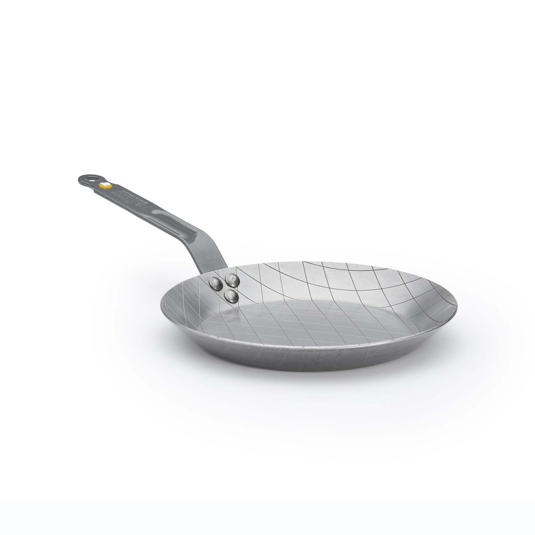 DE BUYER Poêle à steak MINERAL B ELEMENT 24 cm Poêle en fer avec finition martelée