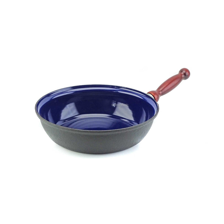 BELIS Stahl-Emaille Pfanne STABIL EXTRA 20 cm abnehmbarer Griff