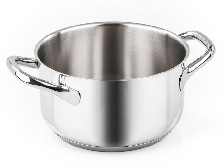 BARAZZONI CHEF LINE pot set 16, 20, 24 cm 6 pieces stainless steel 3 pots, 3 lids