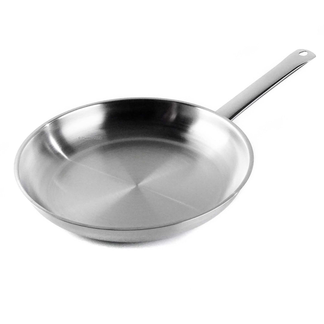 BARAZZONI stainless steel pan PROFESSIONAL 28 cm frypan uncoated