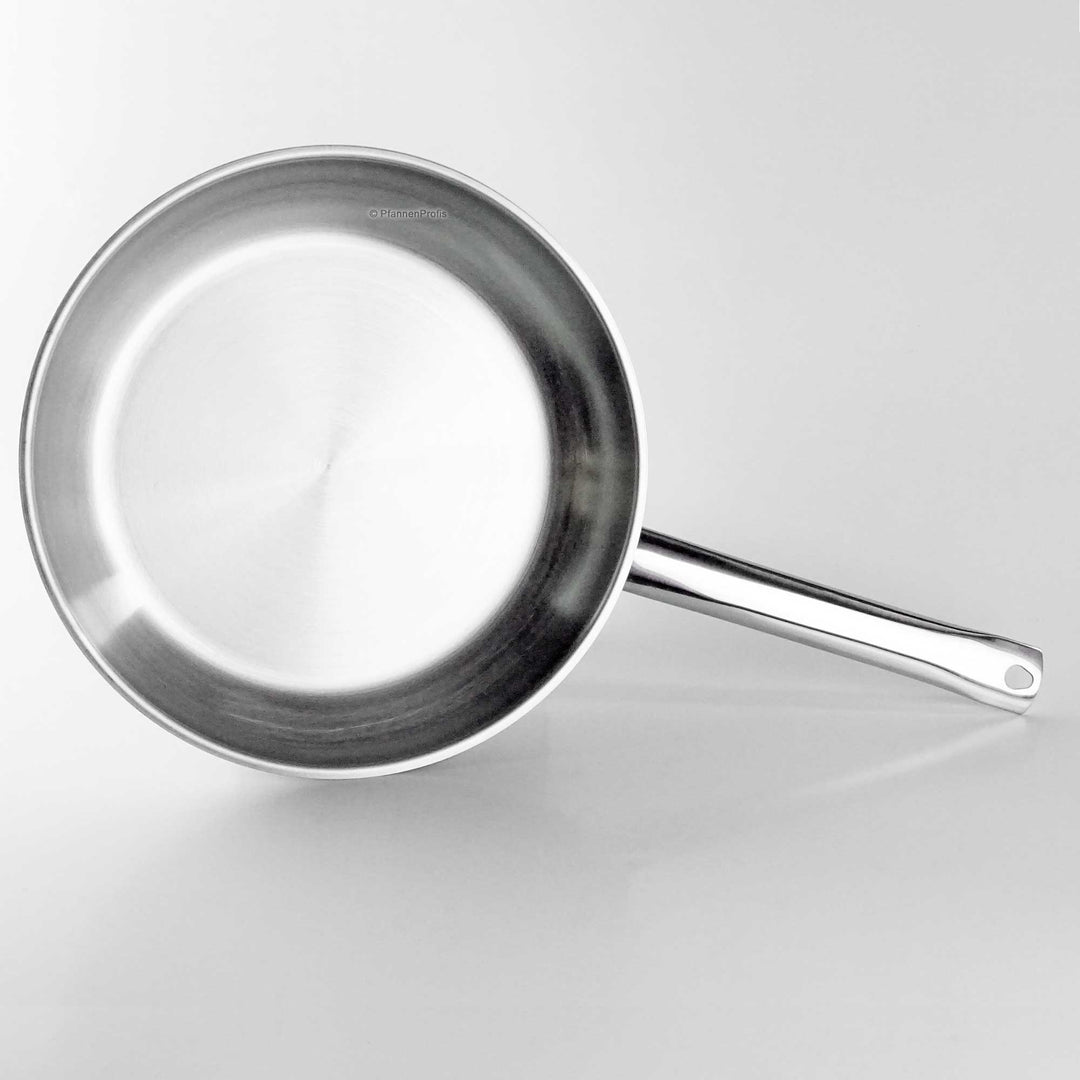 BARAZZONI stainless steel pan PROFESSIONAL 28 cm frypan uncoated
