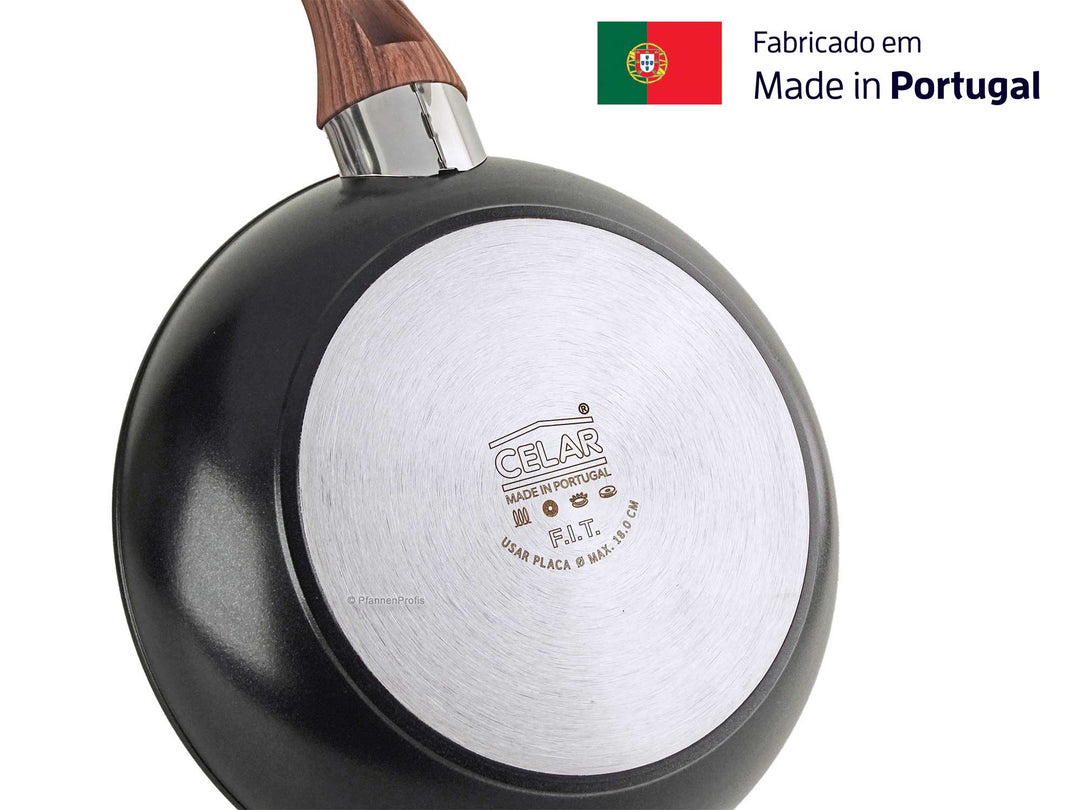 CELAR Bratpfanne CLASSY WOOD 24 cm keramikbeschichtet