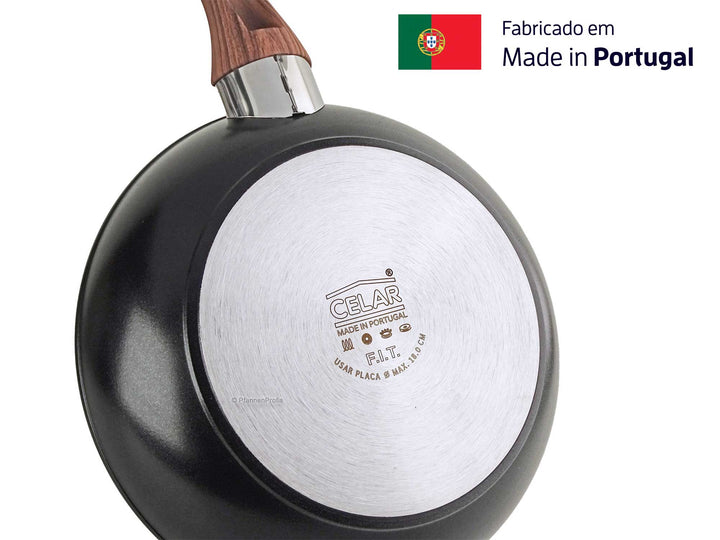 CELAR Bratpfanne CLASSY WOOD 24 cm keramikbeschichtet