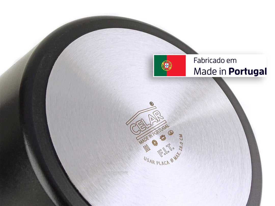 CELAR pot CLASSY WOOD 24 cm ceramic coated with lid