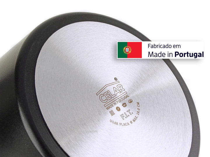 CELAR pot CLASSY WOOD 24 cm ceramic coated with lid