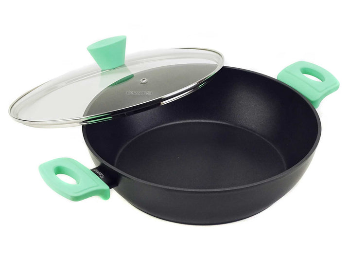 CASTEY shallow casserole AQUAMARINE 28 cm deep frypan with lid