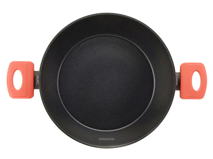 CASTEY Schmorkasserolle CORAL 28 cm Antihaft Pfanne extra hoch mit Deckel