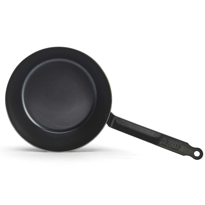 DE BUYER Bauernpfanne 24 cm BLUE CARBON Stahlpfanne Eisenpfanne hoch