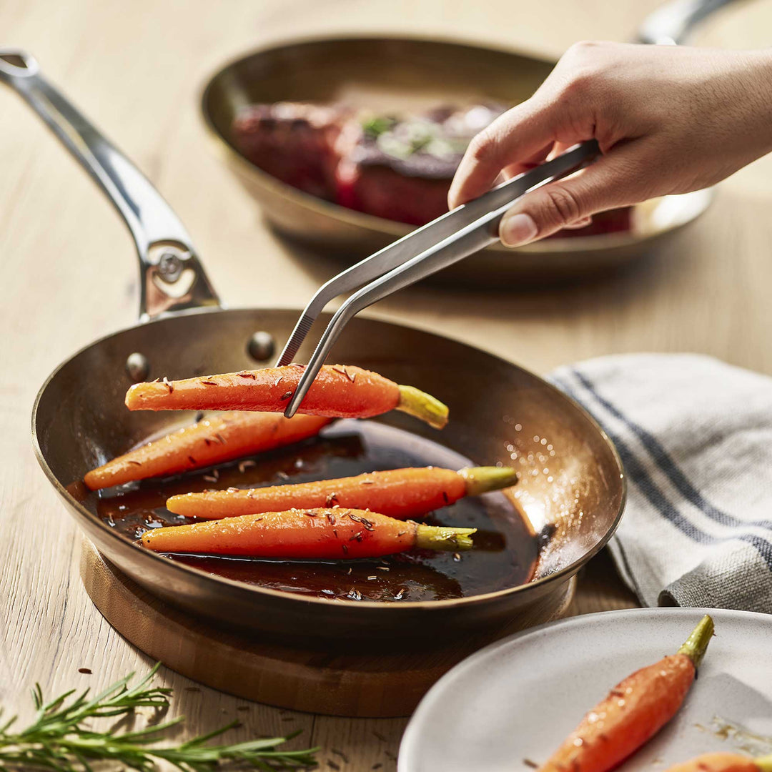 DE BUYER ovenproof iron pan MINERAL B PRO 20 cm carbon steel with stainless steel handle