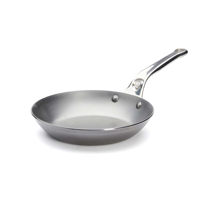 DE BUYER ovenproof iron pan MINERAL B PRO 20 cm carbon steel with stainless steel handle