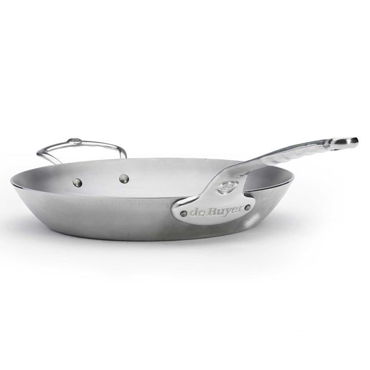 DE BUYER ovenproof iron pan MINERAL B PRO 32 cm carbon steel with stainless steel handle