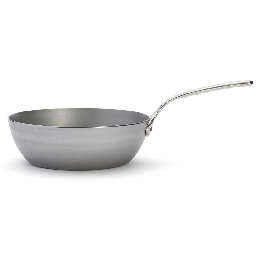DE BUYER country pan MINERAL B PRO 28 cm carbon steel sauté pan high rim ovenproof