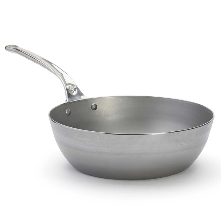 DE BUYER country pan MINERAL B PRO 28 cm carbon steel sauté pan high rim ovenproof