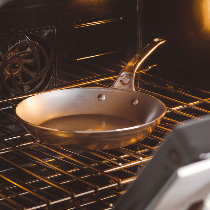 DE BUYER ovenproof iron pan MINERAL B PRO 24 cm carbon steel with stainless steel handle