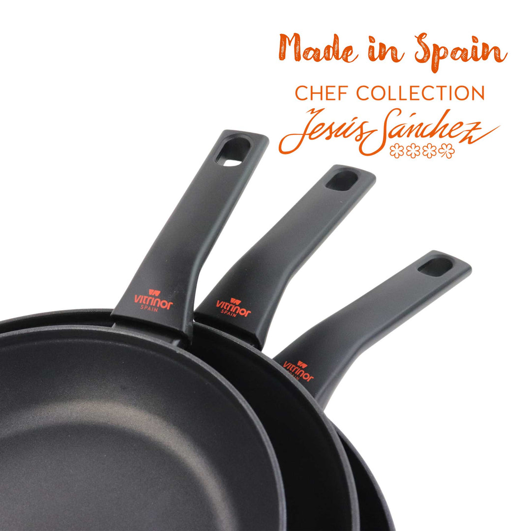 VITRINOR steel enamel non-stick frying pan CHEF COLLECTION 28 cm