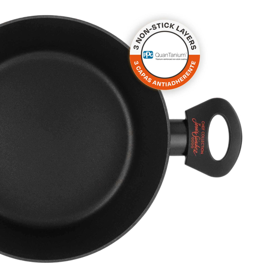 VITRINOR Stahl-Emaille Topf Antihaft CHEF COLLECTION 24 cm 4,4L