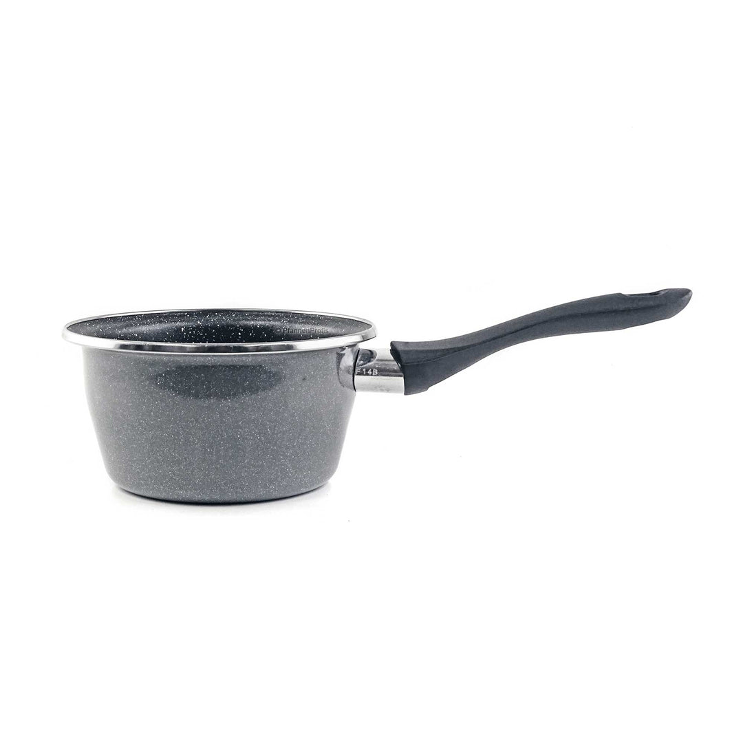 VITRINOR Stiel-Kasserolle K2 14 cm Stahl Emaille Antihaft 1L