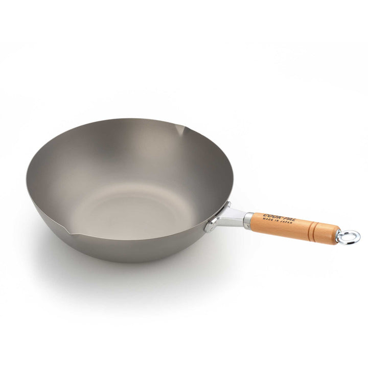 YOSHIKAWA Titanium Wok TAI 30 cm super light wok pan from Japan
