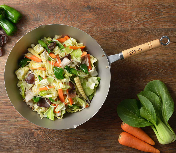 YOSHIKAWA Titanium Wok TAI 36 cm super light wok pan from Japan