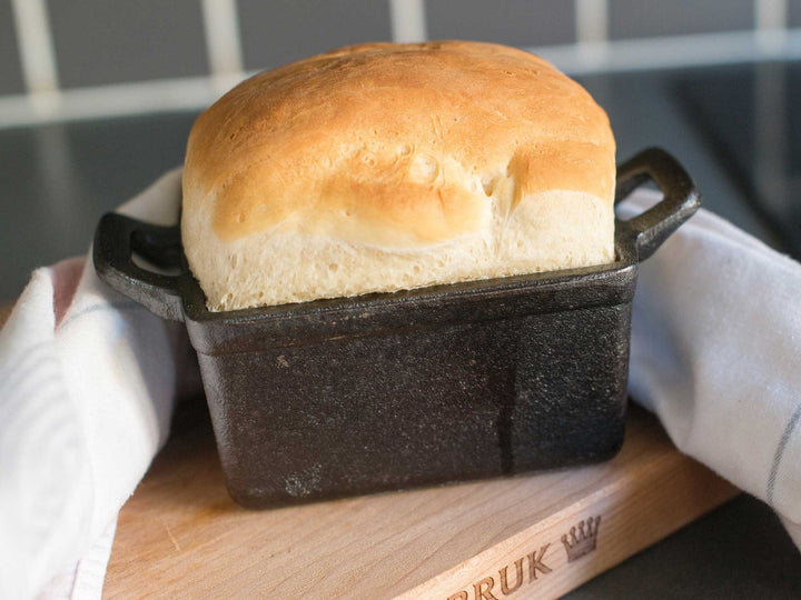 RONNEBY BRUK Gusseisen Mini Serviergeschirr mit Deckel RONDO 11x8 cm ECKIG schon eingebrannt