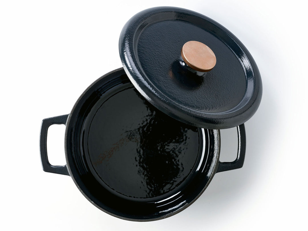 BEKA Gusseisen Topf NORI 26 cm Emaille mit Deckel 5 L