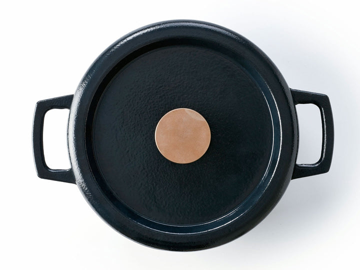 BEKA Gusseisen Topf NORI 26 cm Emaille mit Deckel 5 L