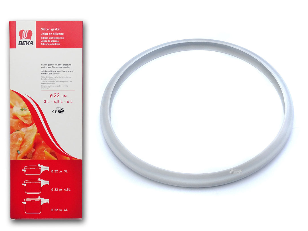 BEKA Gummidichtung für Schnellkochtopf 22 cm Dichtungsring Dichtung Dichtring