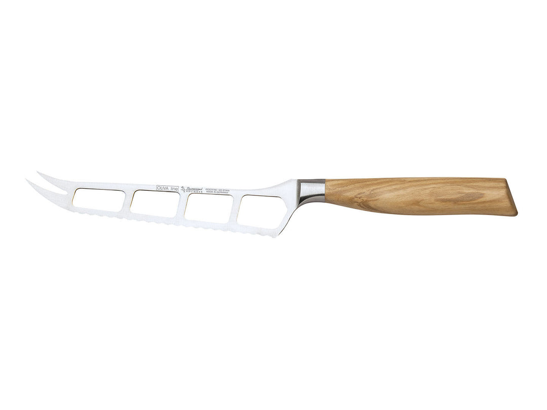 BURGVOGEL Solingen Käsemesser OLIVA LINE 14 cm geschmiedet Holzgriff