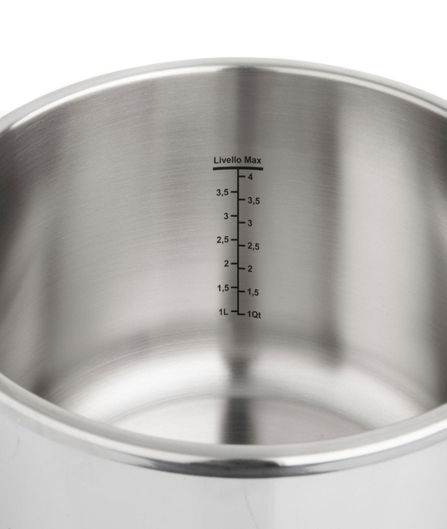 BARAZZONI Schnellkochtopf FACILE DUAL SYSTEM Edelstahl 22 cm 6 L