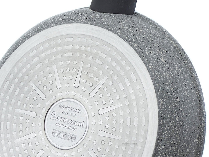 BARAZZONI Bratpfanne INDUCTION FACILE PLUS 24 cm mit abnehmbarem Griff