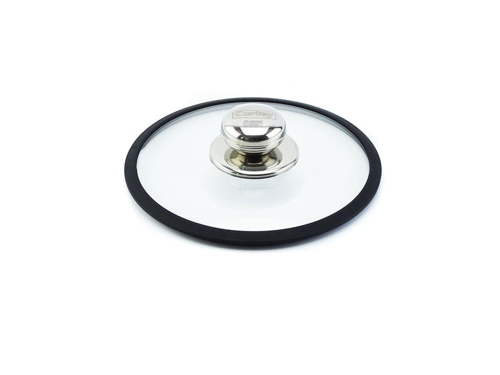 CASTEY Deckel 16 cm Glasdeckel mit Silikonring hitzebeständig bis 220°C ofenfest