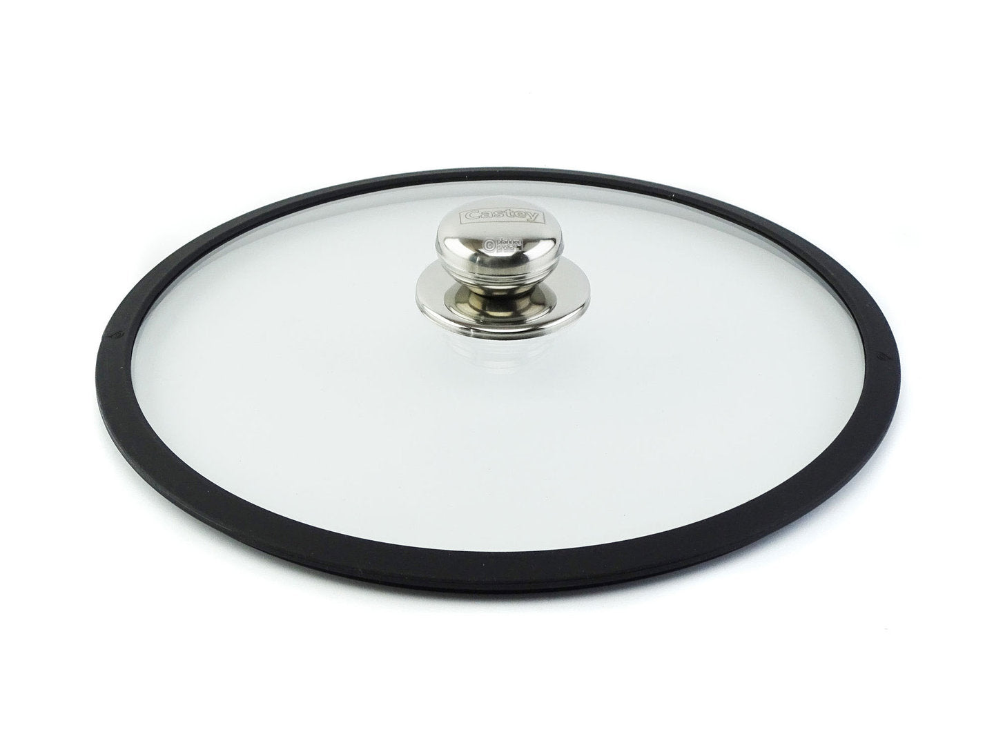 Universal Glasdeckel, mit Silikonrand, für 16/18/20/22/24/26/28 cm