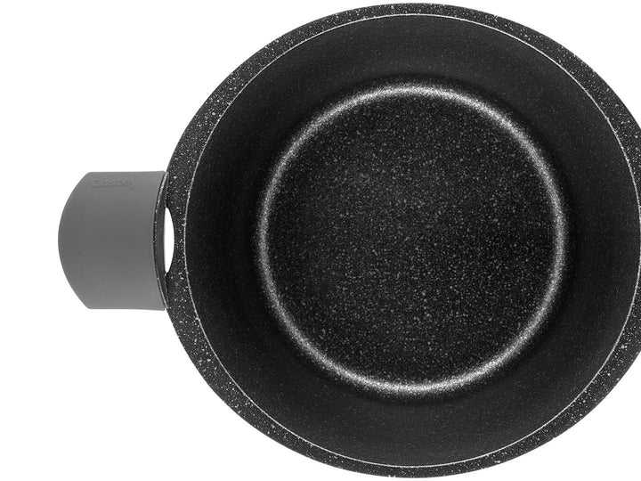 CASTEY Alu Guss Gemüsetopf VULCANO 22 cm mit Silikongriffen 4,5 L