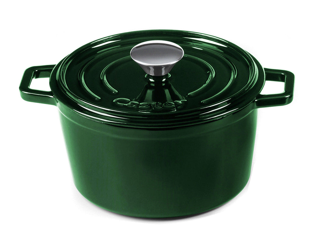 CASTEY Gusseisen Topf COCOTTE 20 cm JADE Emaille