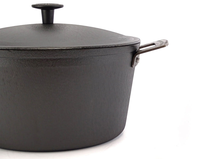 RONNEBY BRUK Gusseisen Bräter rund ULTRA LIGHT PROFESSIONAL 28 cm, schon eingebrannt