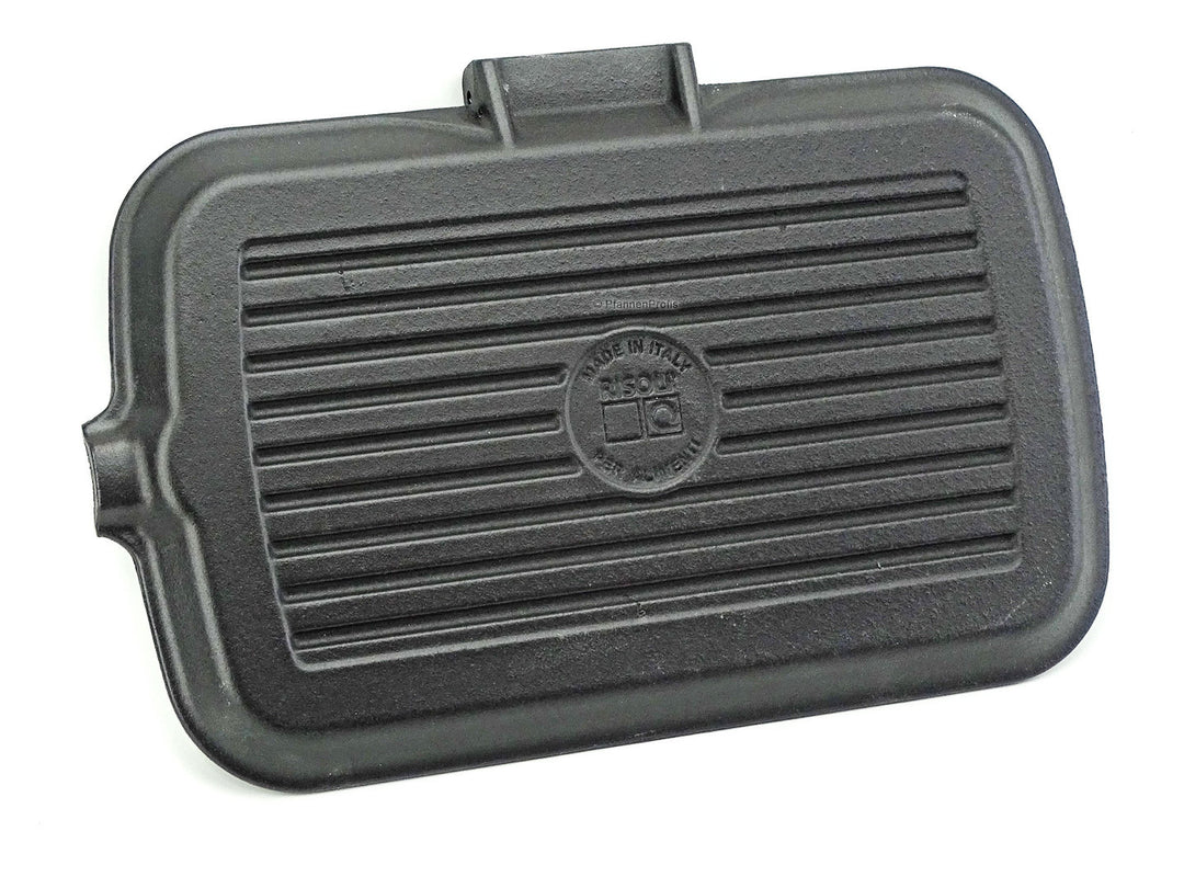 RISOLI Gusseisen Grillpfanne 35 cm mit klappbarem Griff
