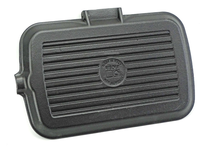 RISOLI Gusseisen Grillpfanne 35 cm mit klappbarem Griff