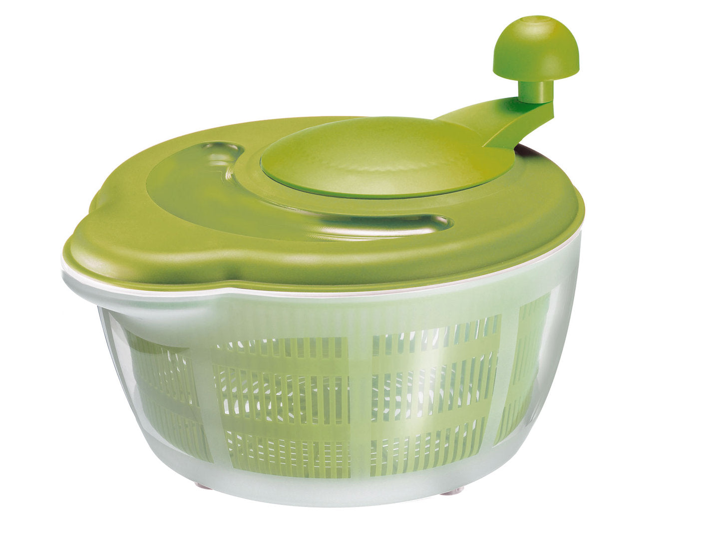 salad spinner green non-slip – dishwasher-safe