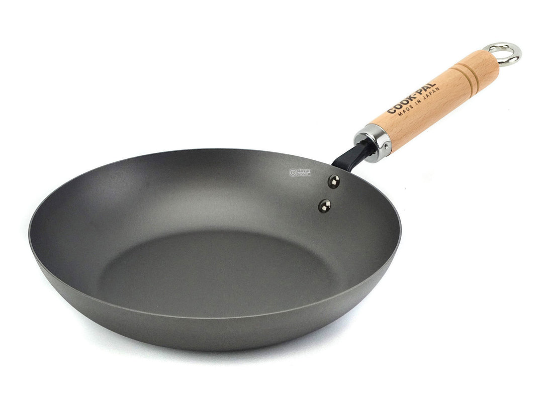 YOSHIKAWA Eisenpfanne 24 cm Carbonstahl Bratpfanne aus Japan