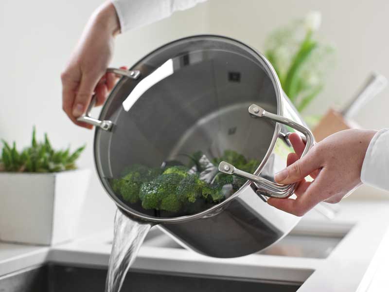 Sicher abgießen ohne Sieb – BEKA Emporo Abgießtopf für Nudeln, Kartoffeln & Gemüse