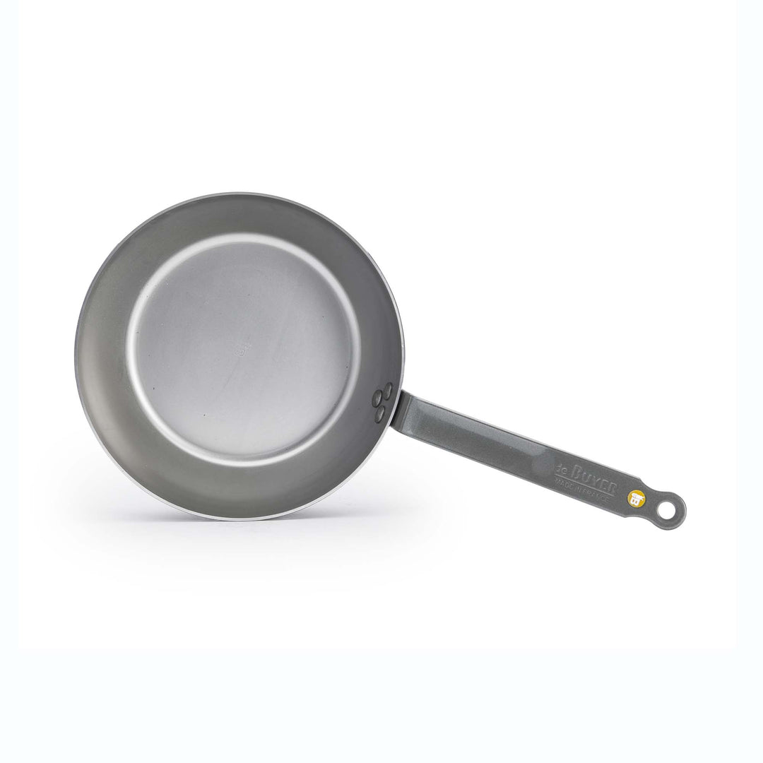 DE BUYER Bauernpfanne MINERAL B 24 cm Sauteuse Schwenkpfanne Eisenpfanne hoch