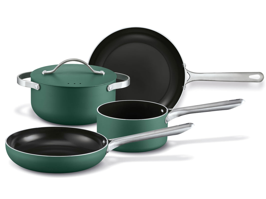 Pots pans recycled aluminum ceramic coated induction