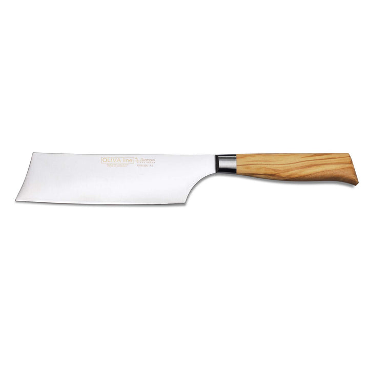 BURGVOGEL Solingen Nakiri knife OLIVA LINE 17 cm forged wooden handle