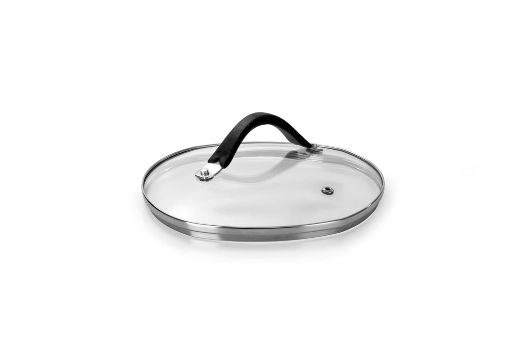 BARAZZONI glass lid 33-CARATI 16 cm ovenproof up to 220°C with silicone handle