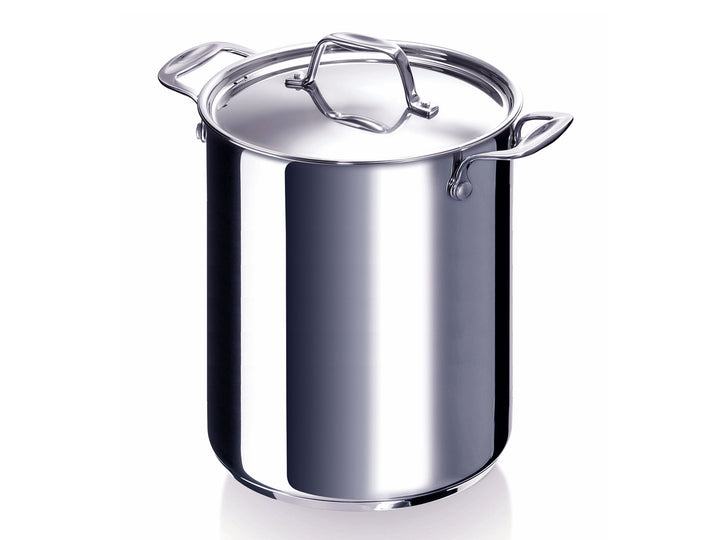 BEKA asparagus cooker CHEF with lid 16 cm stainless steel pot high with basket insert