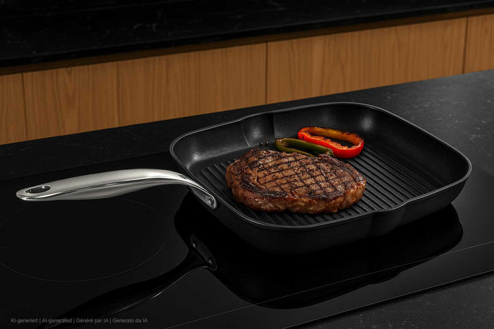 BARAZZONI non-stick grillpan BLACK TITAN PRO 28x28 cm