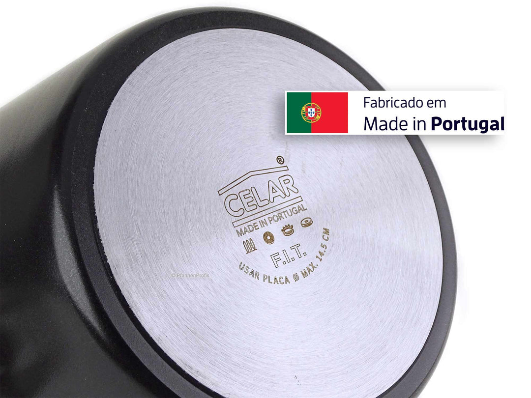 CELAR pot CLASSY WOOD 20 cm ceramic coated with lid